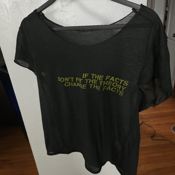 Theory Black T-Shirt Size P - Picture 6 of 12